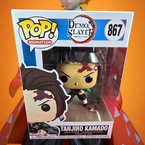 Tanjiro Kamado Funko # 867 (Nib) With Pop Protector